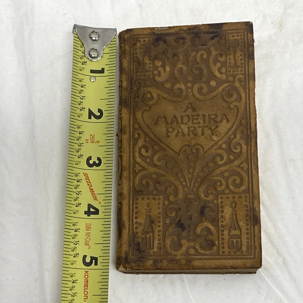 Antique Leather Bound‎ Miniature Books. A Madeira Party 1902